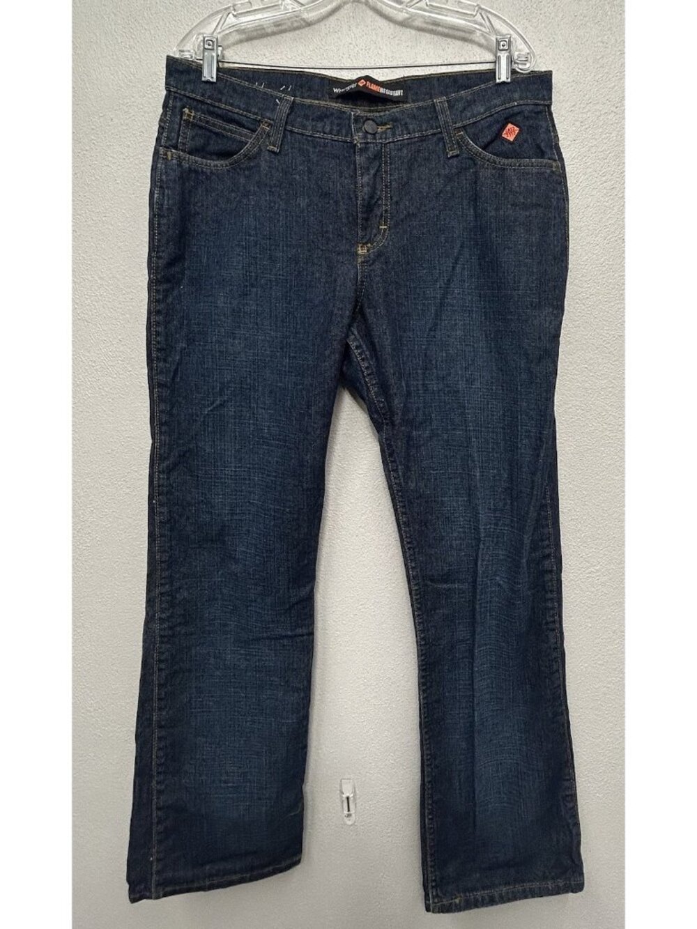NEW Wrangler FR FireResistant Womens Jeans CAT2 13x32 Work Embroidered 10FRW10CH